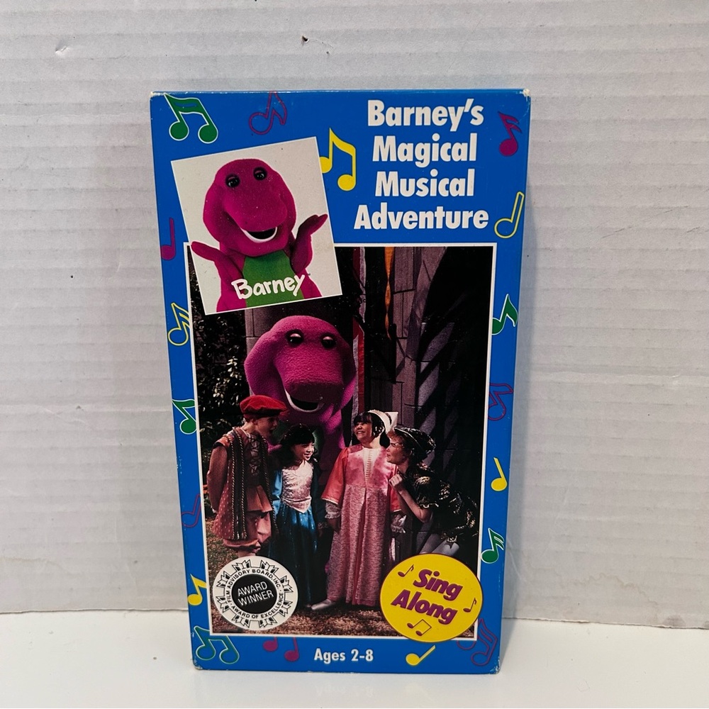 1992 Barney’s magical Musical Adventure VHS